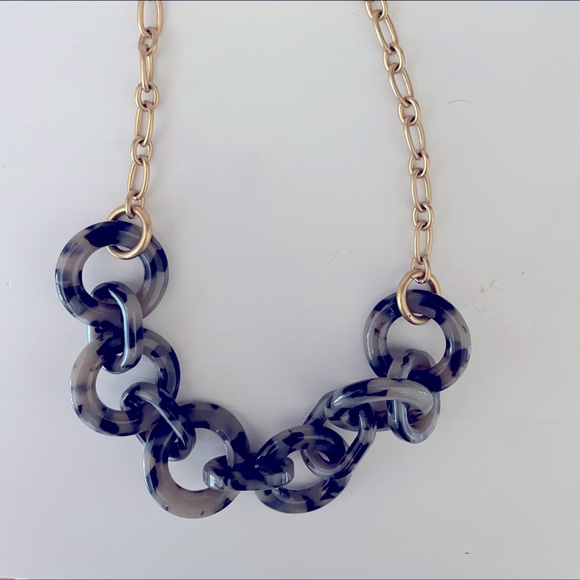 Tortoise shell link necklace - Picture 1 of 1